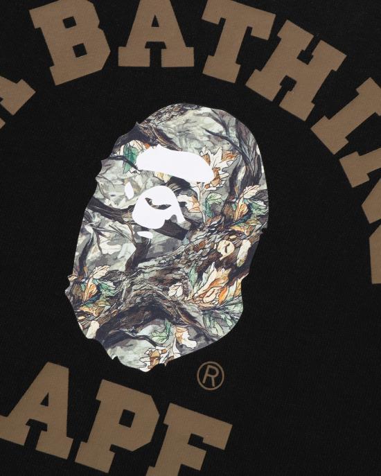 BAPE Black Long Sleeve Sweatshirt 0ZXSWM301131 PBKX