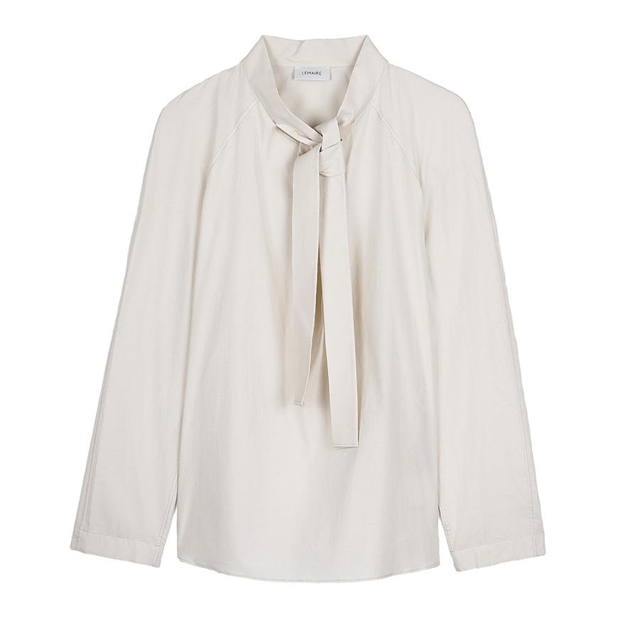 Lemaire Women’s Ascot Silk Blouse SH1218 LF1500 WH048