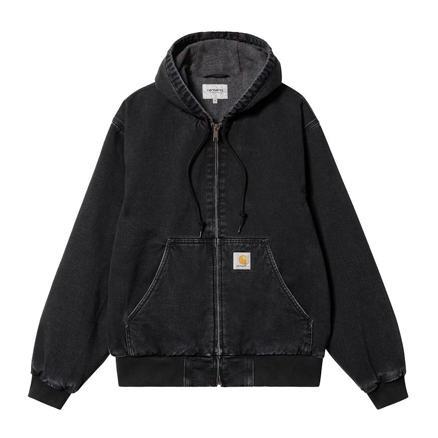 CARHARTT WIP Men’s OG Active Jacket Navy Cotton Canvas