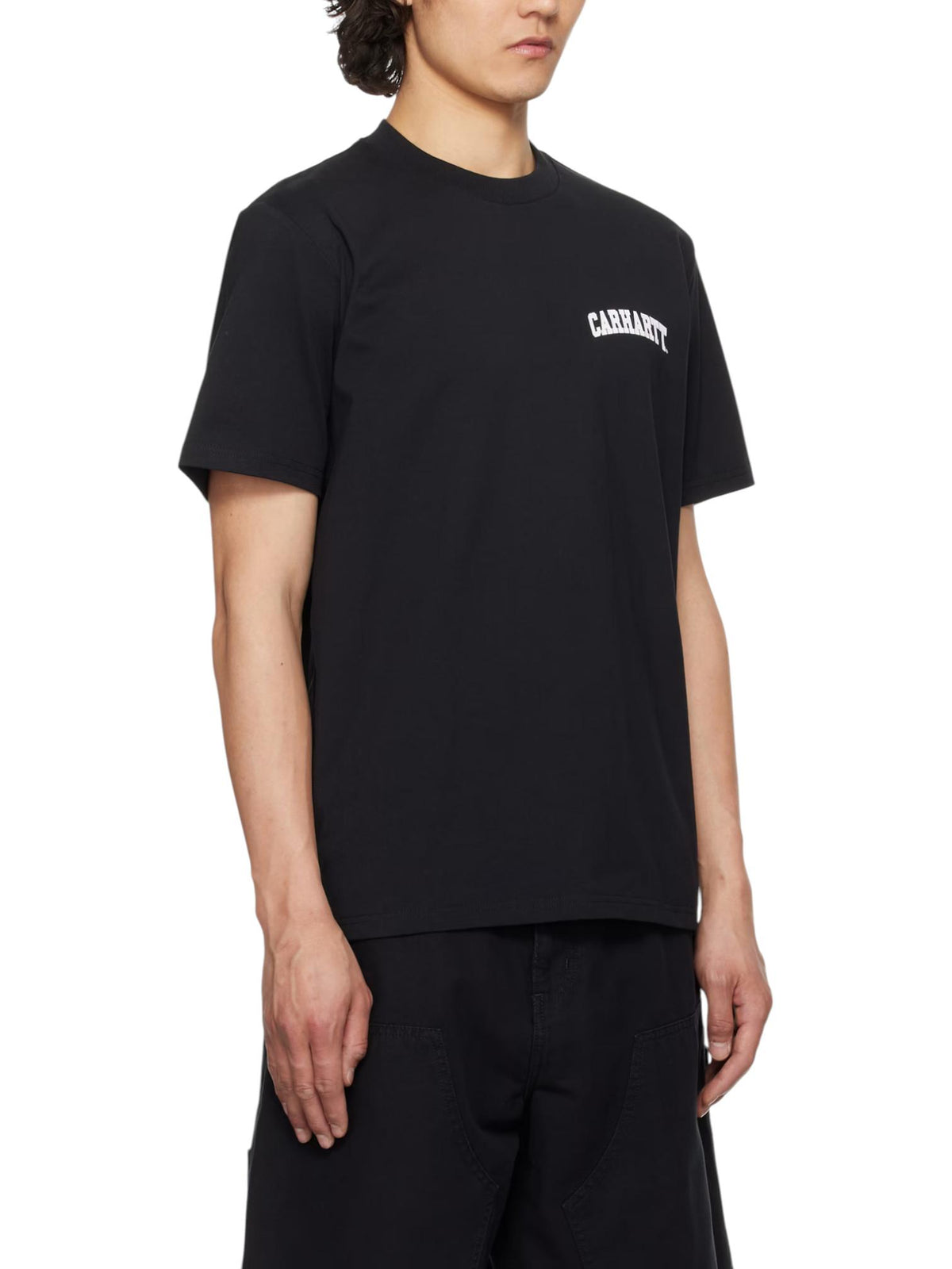 CARHARTT WIP University Script Black Short Sleeve T-Shirt I034852 0D2XX