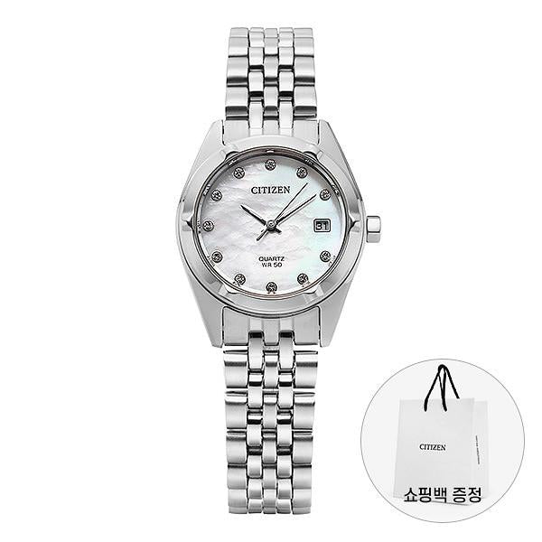 CITIZEN Blue Dial Stainless Steel Women’s Watch EU6050 59D