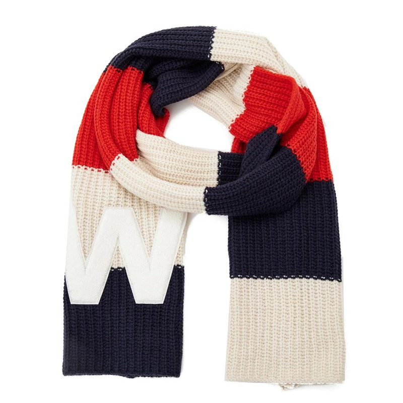 Max Mara Shearling Logo Muffler Scarf