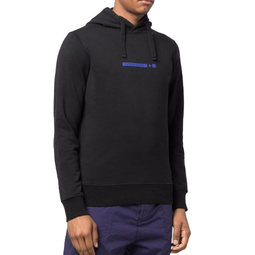 STONE ISLAND Micro Graphics One Logo Hoodie Sweatshirt Black Men
