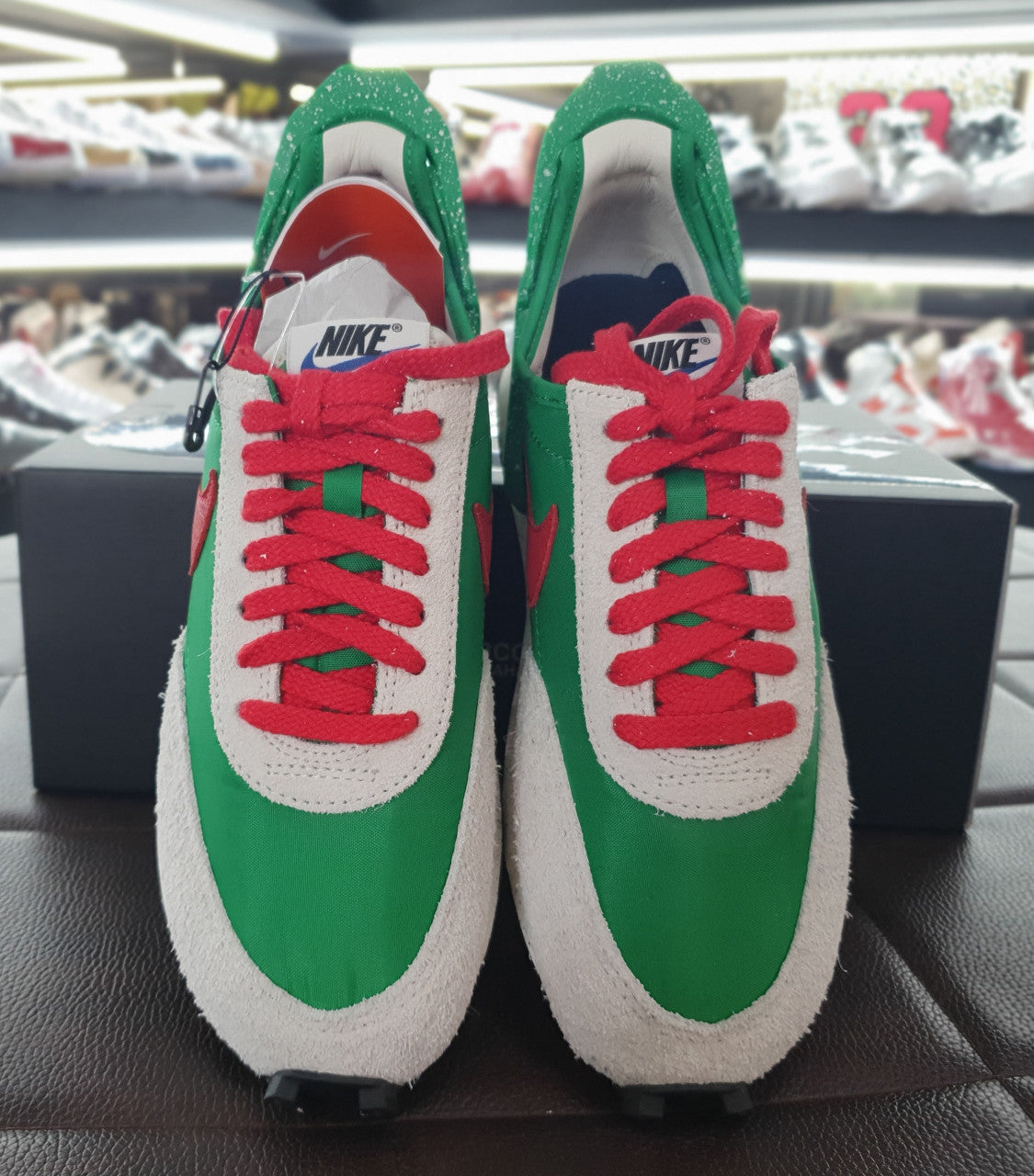 Nike Undercover x Nike Daybreak Green Red Women’s Low-Top Sneakers