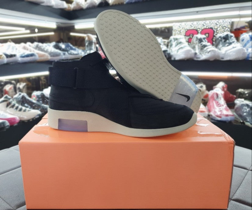 Nike Air Fear of God Raid Black High-Top Sneakers