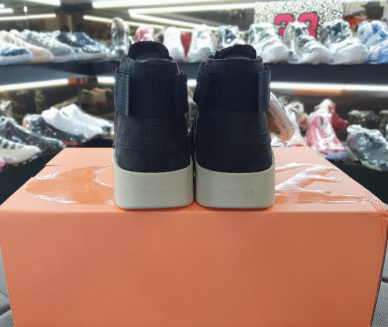 Nike Air Fear of God Raid Black High-Top Sneakers