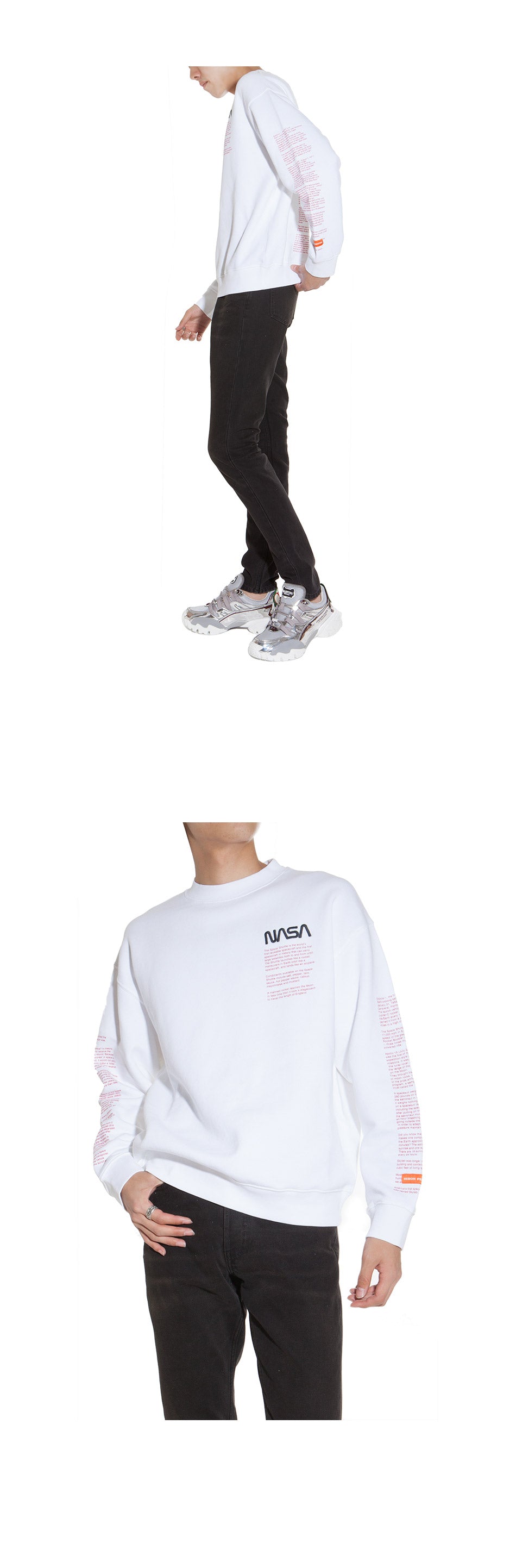 HERON PRESTON Men's Crewneck Sweatshirt HMBA003S19757042