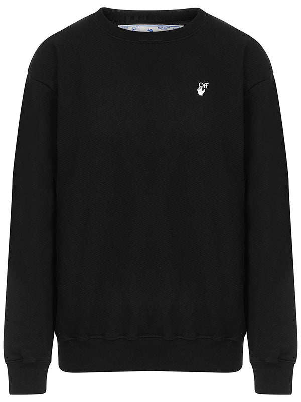 OFF WHITE Floral Arrows Black Sweatshirt
