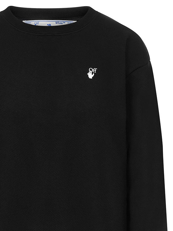 OFF WHITE Floral Arrows Black Sweatshirt