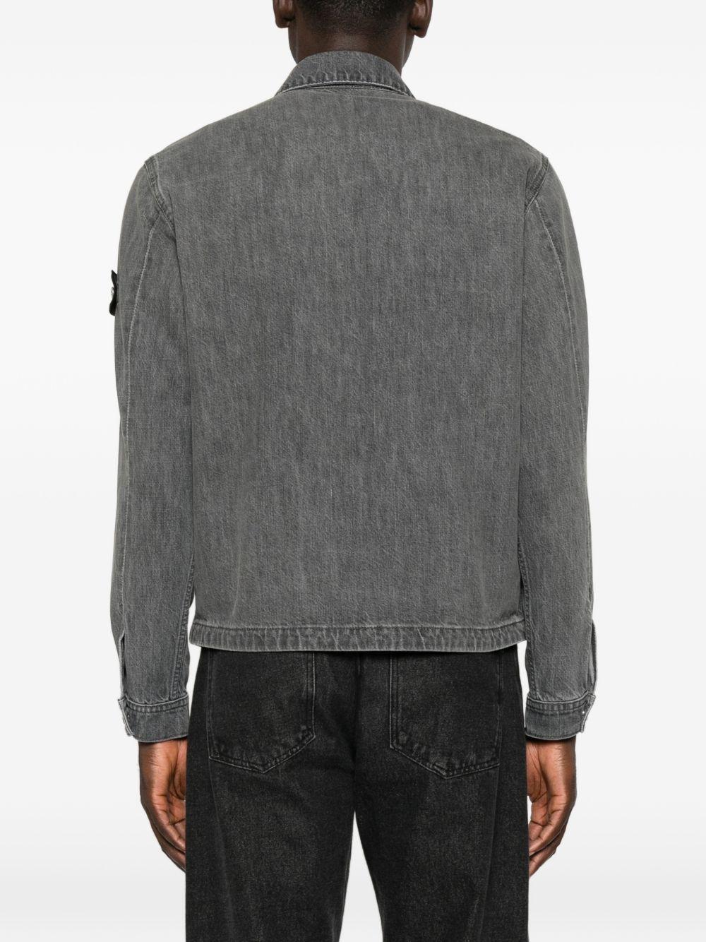 STONE ISLAND Indigo Denim Trucker Jacket Men