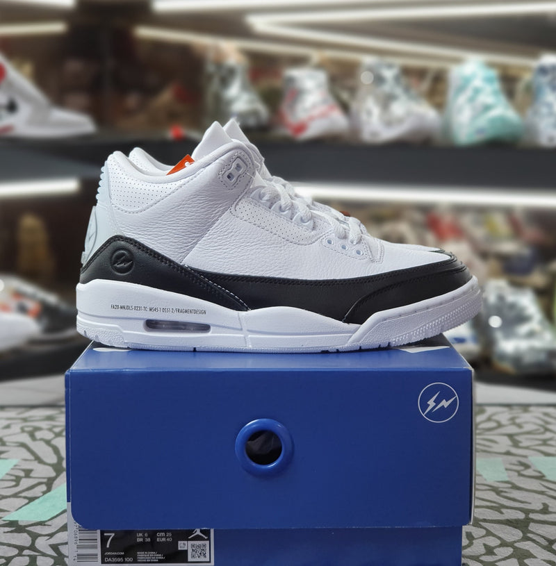 Nike Air Jordan 3 Fragment Retro SP White Black High Top Sneakers