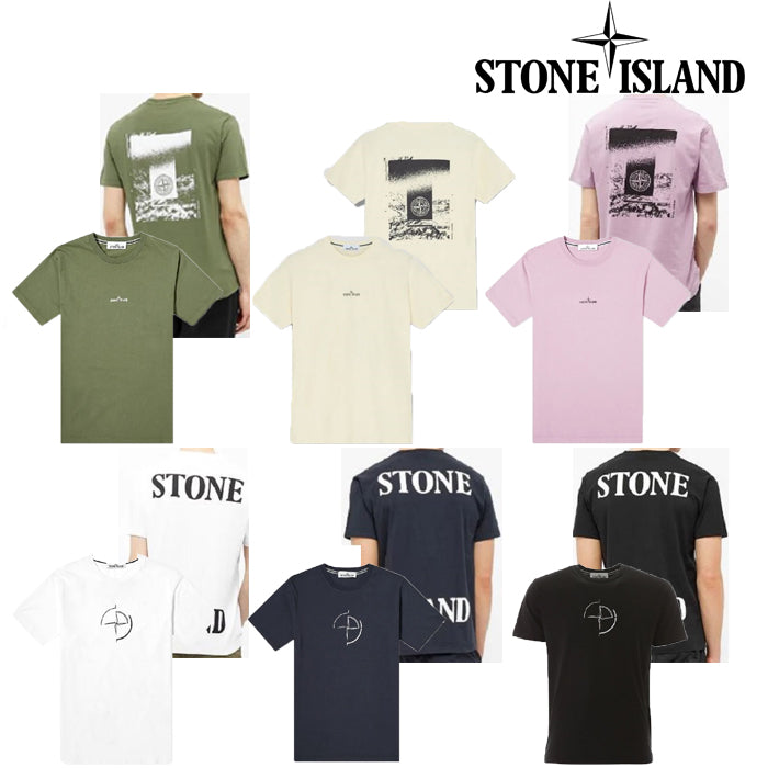 STONE ISLAND 20SS Short Sleeve T-Shirt 6 Colors Men’s