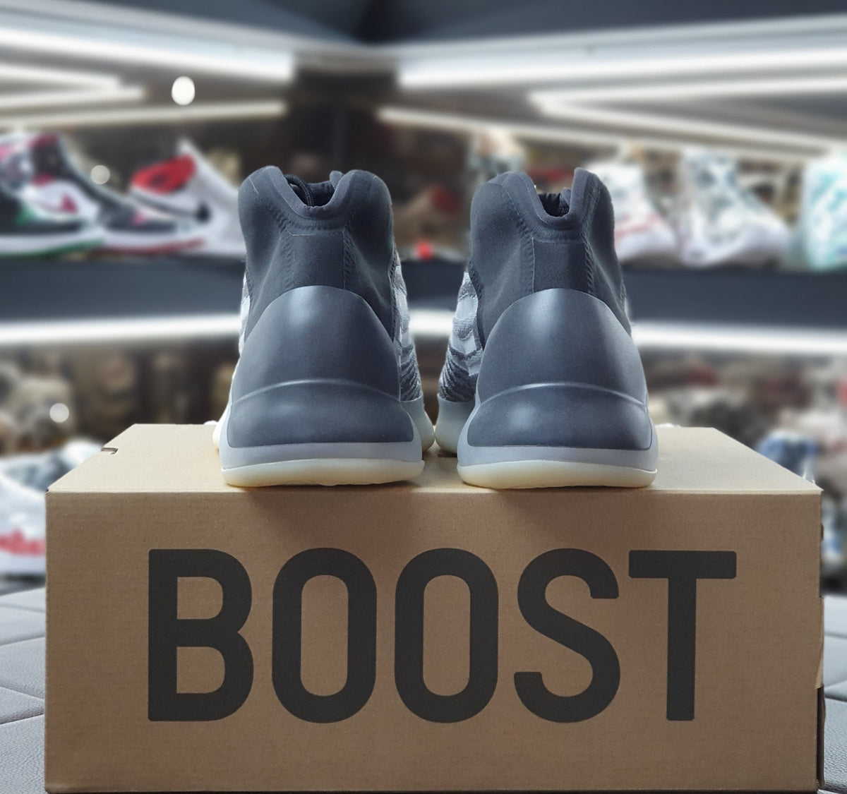 YEEZY Adidas Yeezy QNTM Quantum Lifestyle High Top Sneakers