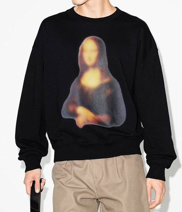 OFF WHITE Blood Mona Lisa Oversized Sweatshirt Unisex