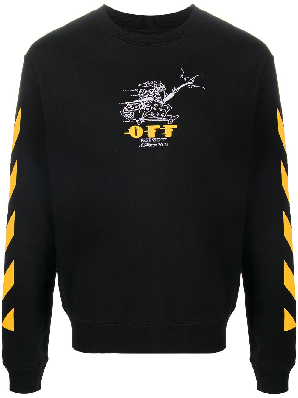 OFF WHITE Wizard Graphic Sweatshirt for Men OMBA025F20FLE010