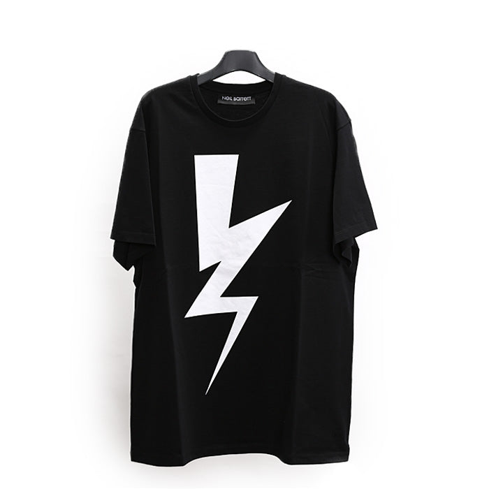 Neil Barrett Bolt Slim Fit Men's Short Sleeve T-Shirt PBJT198D E513S