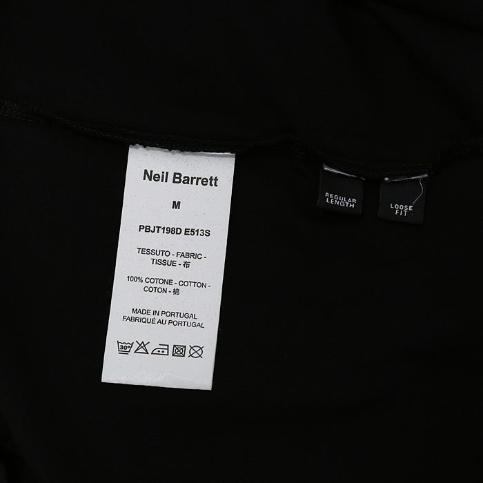 Neil Barrett Bolt Slim Fit Men's Short Sleeve T-Shirt PBJT198D E513S