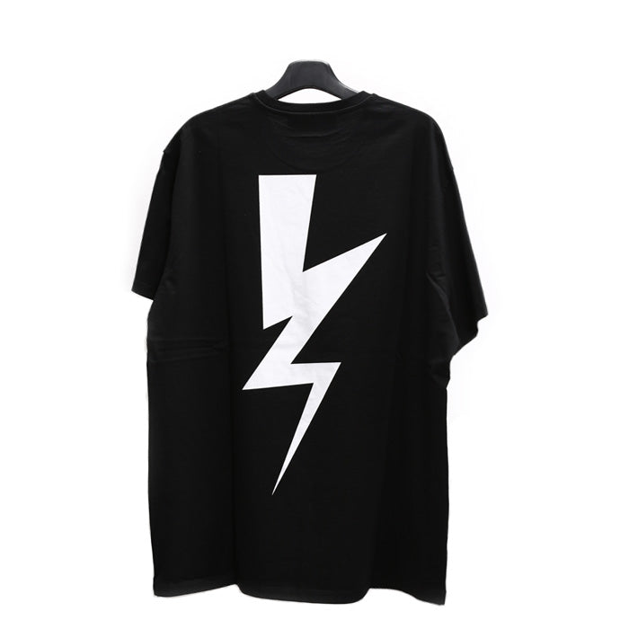 Neil Barrett Bolt Slim Fit Men's Short Sleeve T-Shirt PBJT198D E513S
