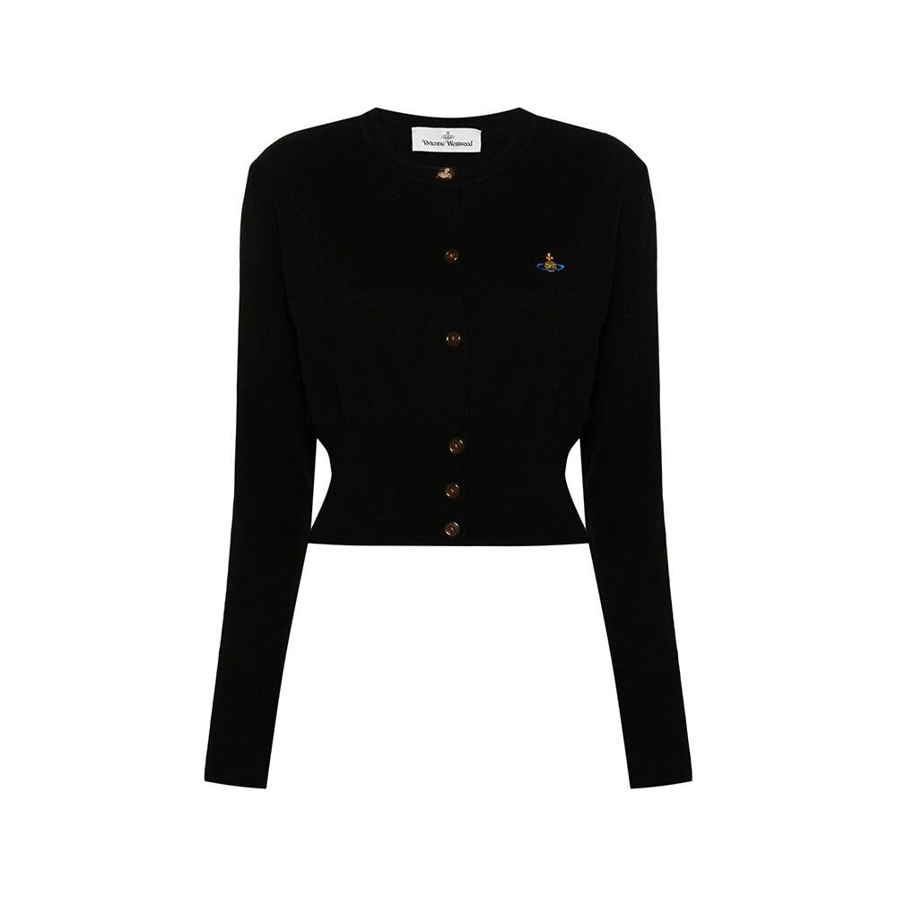 Vivienne Westwood Bea Cropped Cardigan Women’s Black Knit