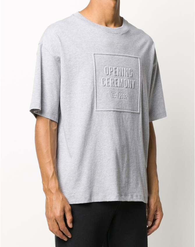 Opening Ceremony Gray Short Sleeve T-Shirt YMAA001 F20JER001