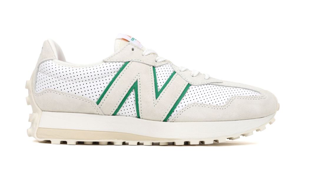 New Balance 327 Casablanca Idealist White Green Low-Top Sneakers