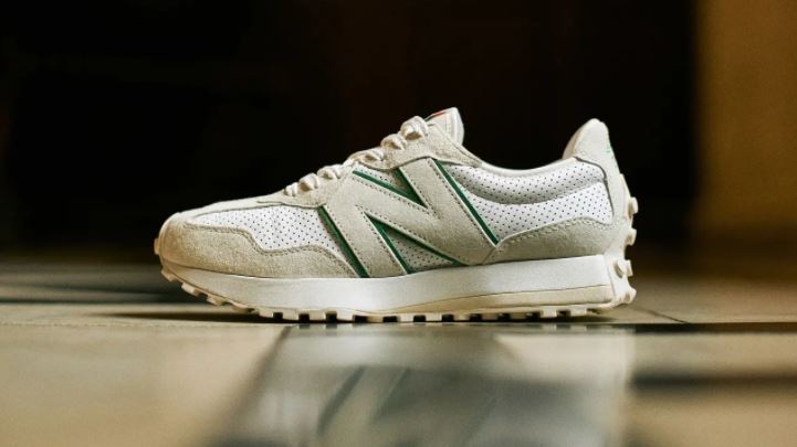 New Balance 327 Casablanca Idealist White Green Low-Top Sneakers