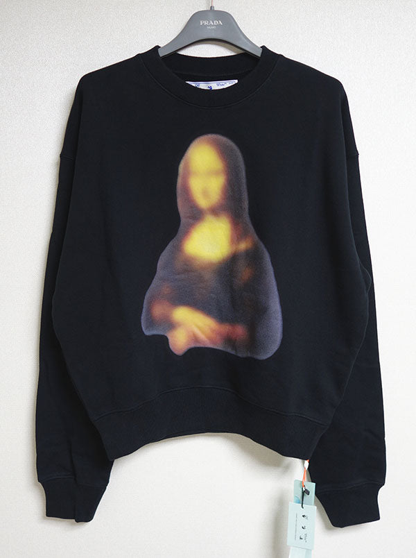 OFF WHITE Blood Mona Lisa Oversized Sweatshirt Unisex