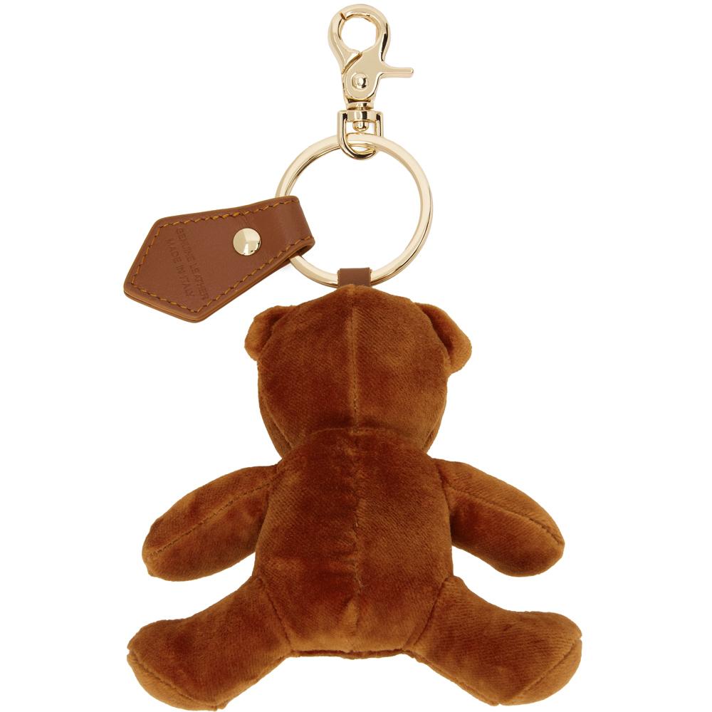 Vivienne Westwood Embroidered Logo Teddy Bear Keyring 82120005U W00ZL F410