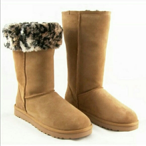 Ugg Women’s Classic Tall II Animal Chestnut Winter Boots