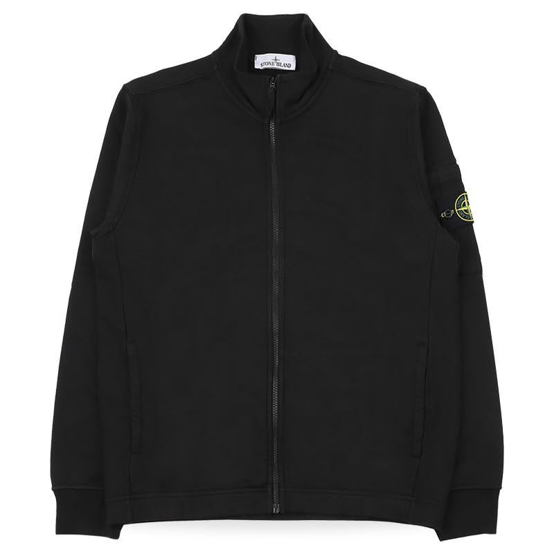 STONE ISLAND Men’s High Neck Cotton Zip Jacket Black L1S156100018 S0410 V0029