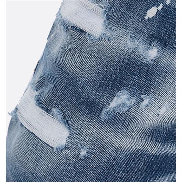 Dsquared2 Men's Paint-Splatter Distressed Patched Denim Jeans S79LA0022