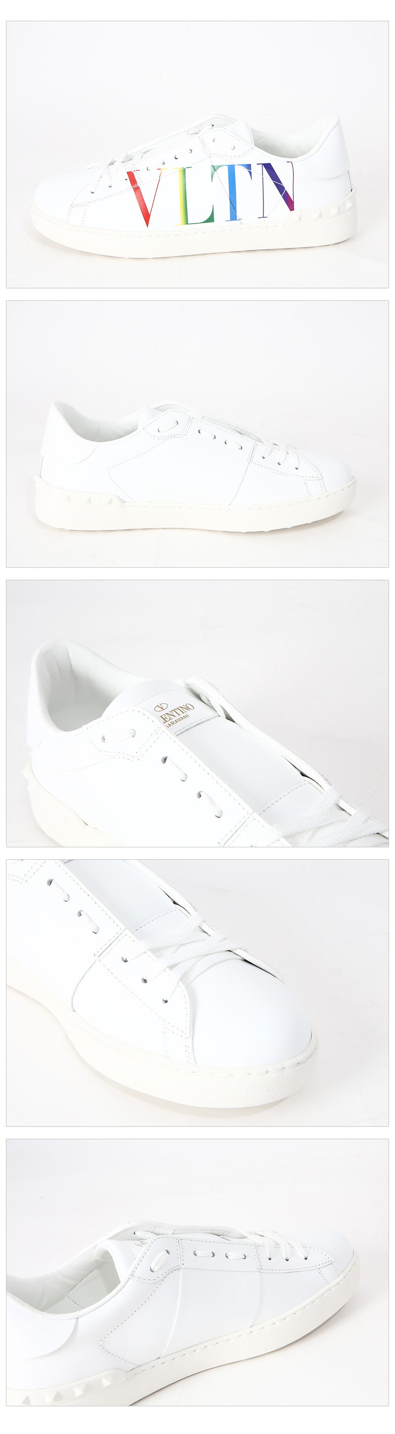VALENTINO VLTN Logo Multicolor Print Men's Low Top Sneakers VY2S0830 MLV 08V