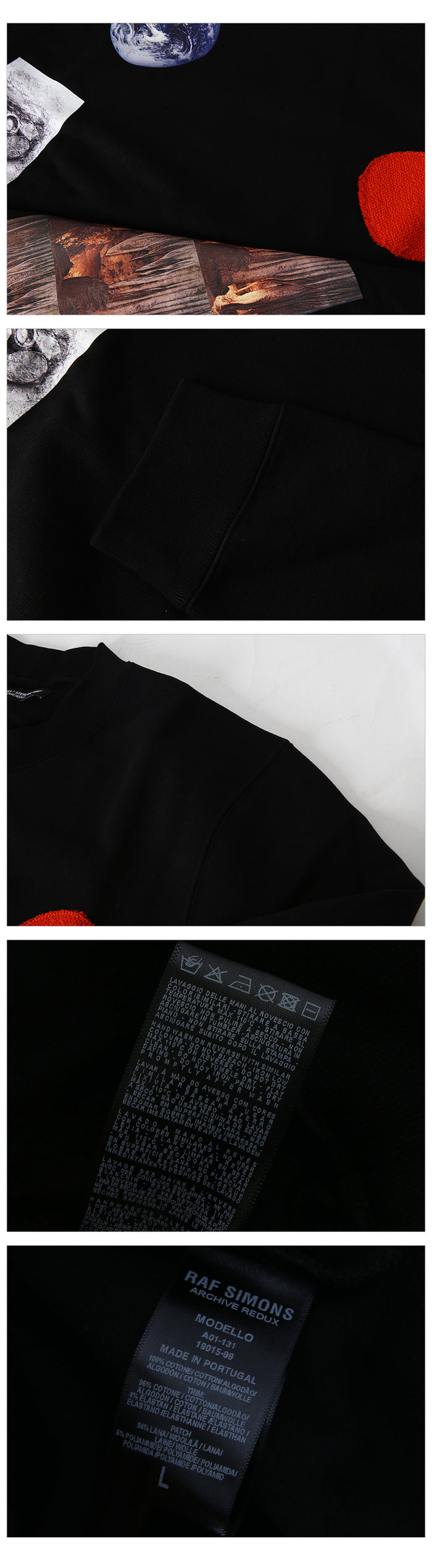 Raf Simons Archive Redux Sterling Ruby Crewneck Sweatshirt A01 131 19015 00099