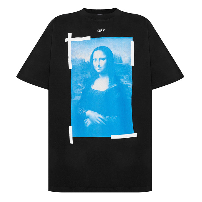 OFF WHITE Mona Lisa Oversized T-Shirt for Men OMAA038R21JER001