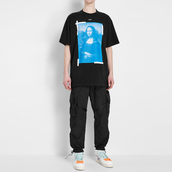OFF WHITE Mona Lisa Oversized T-Shirt for Men OMAA038R21JER001