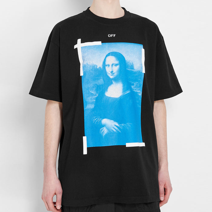 OFF WHITE Mona Lisa Oversized T-Shirt for Men OMAA038R21JER001