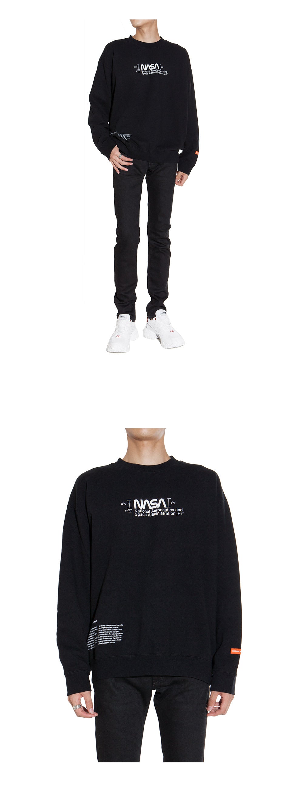 HERON PRESTON Men's Crewneck Sweatshirt HMBA003S19757042