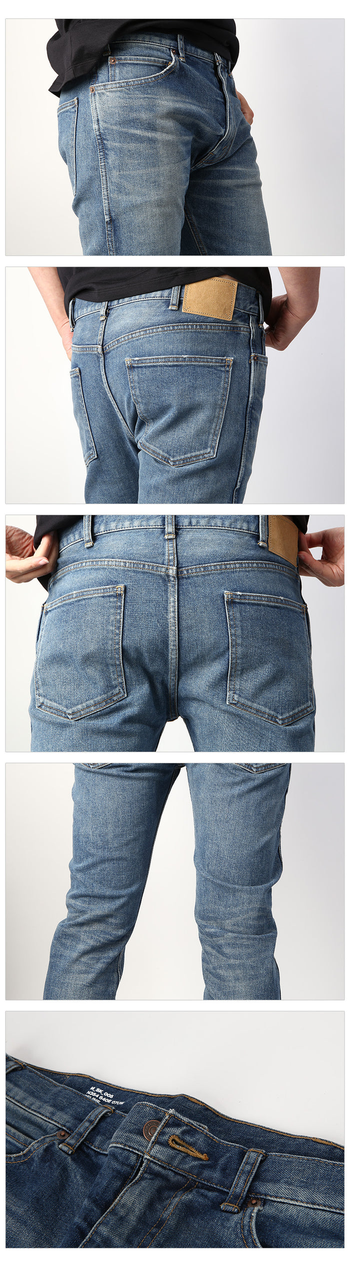 CELINE Men's Washed Denim Jeans 2N354640E 07UW