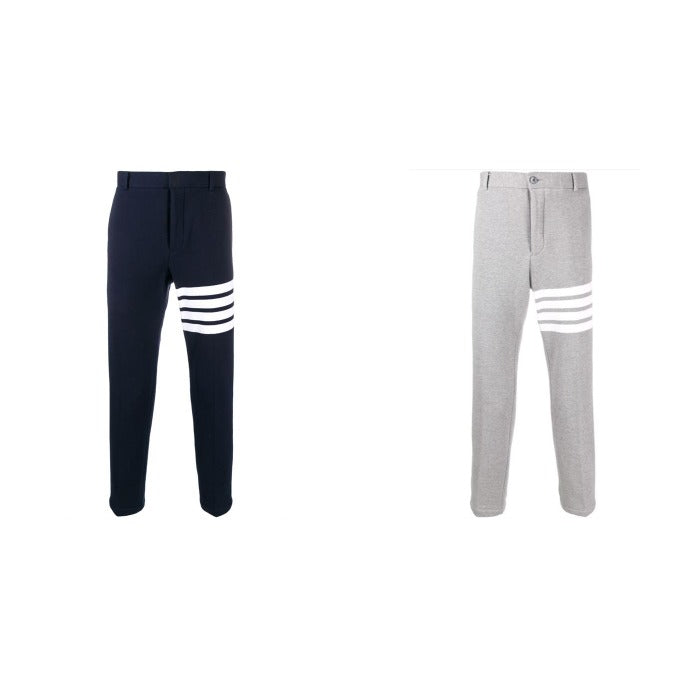THOM BROWNE Men's Classic Diagonal 4-Bar Chino Pants MTU187A