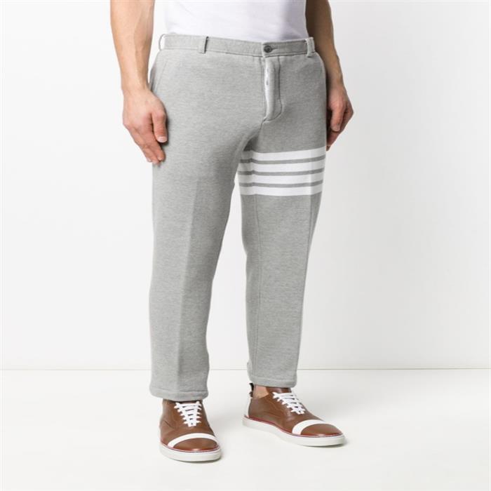 THOM BROWNE Men's Classic Diagonal 4-Bar Chino Pants MTU187A