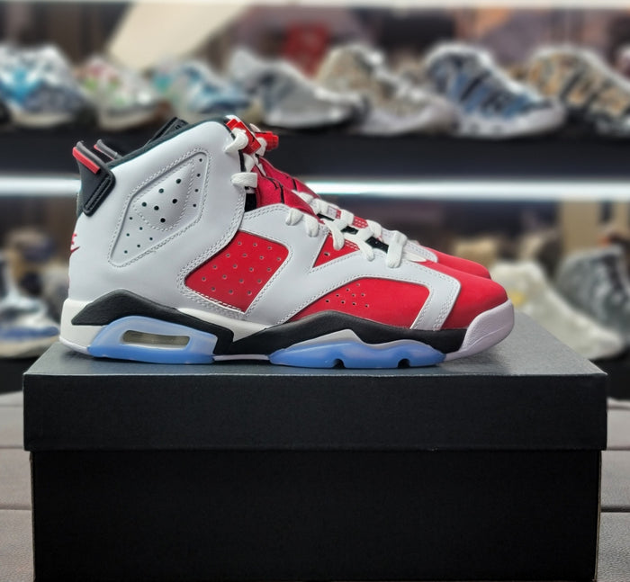 Air Jordan 6 Retro Carmine High Top Sneakers