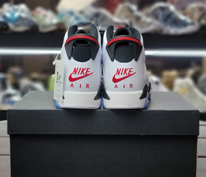 Air Jordan 6 Retro Carmine High Top Sneakers
