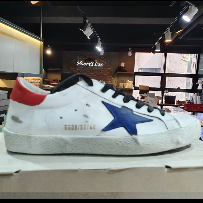 GOLDEN GOOSE Superstar Blue Star Low-Top Sneakers F000348