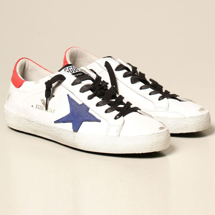 GOLDEN GOOSE Superstar Blue Star Low-Top Sneakers F000348