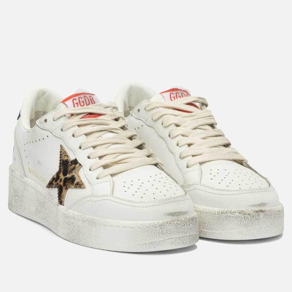 GOLDEN GOOSE Women’s Ball Star Leopard Star Low-Top Sneak GWF00804 F007323 10889