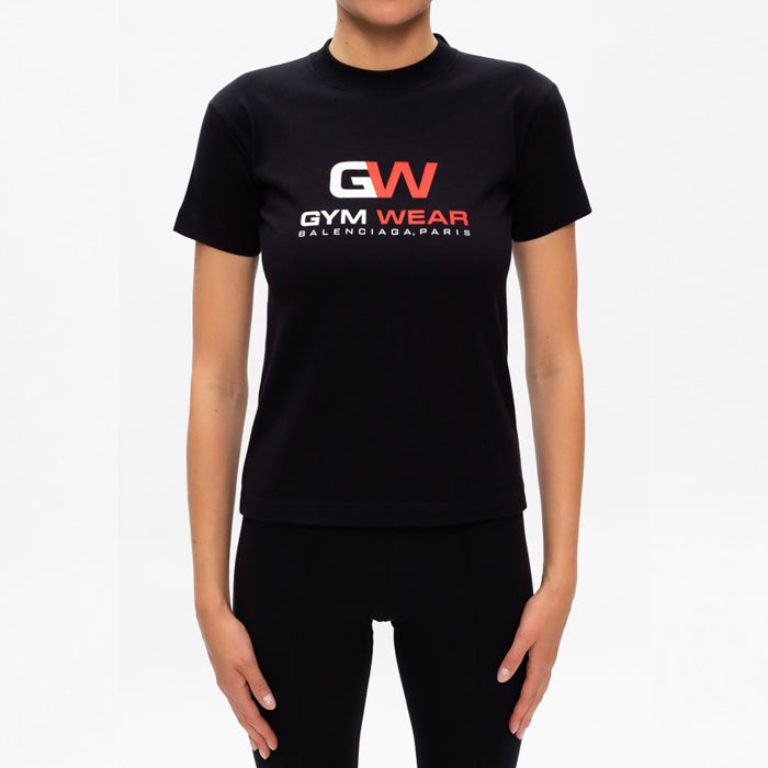 BALENCIAGA Gym Wear Logo T-Shirt