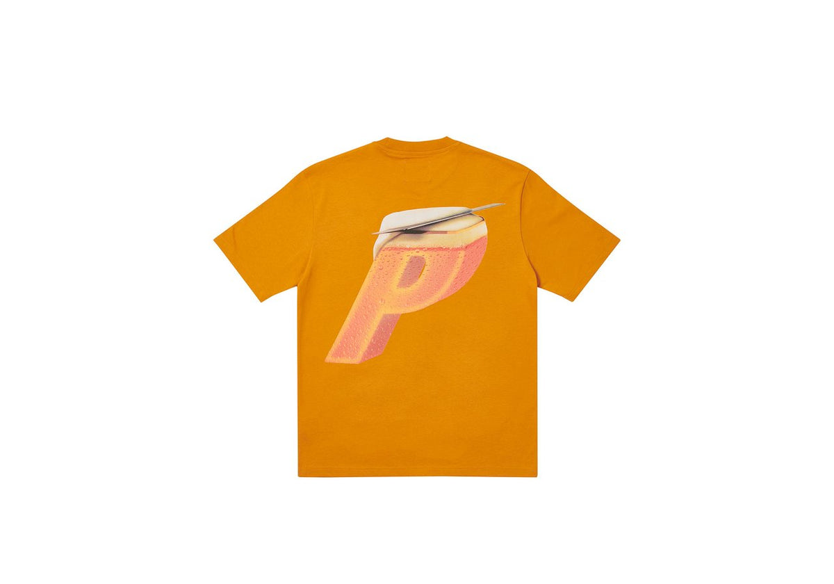 Palace Skateboard Stella Artois P Scheme T-Shirt Black Red Gold White