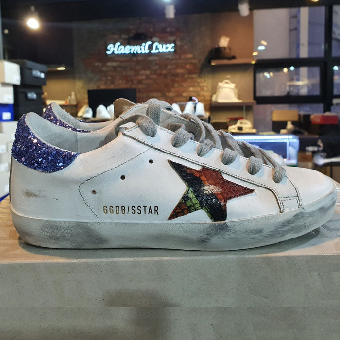 GOLDEN GOOSE Superstar Glitter Low-Top Sneakers Women