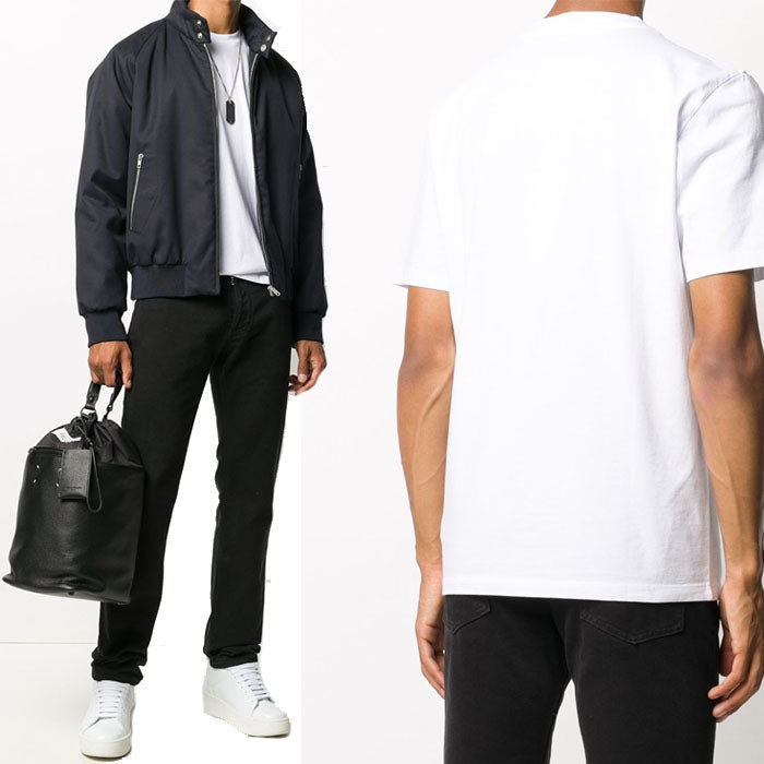 Maison Margiela Stitch Logo White T-Shirt S50GC0622