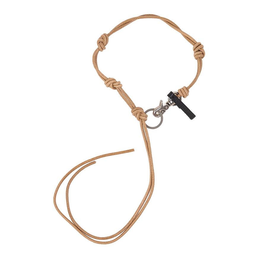 OUR LEGACY Unisex Wood Onyx Pendant Necklace